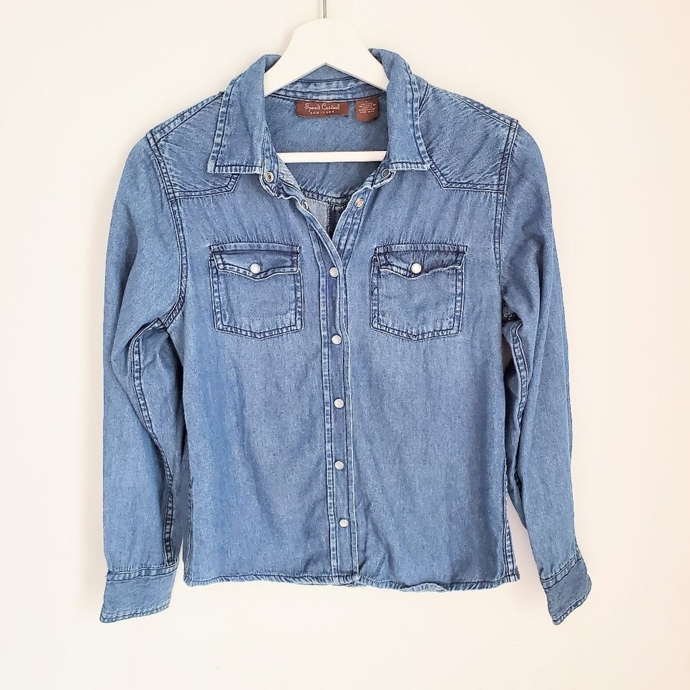 Denim Top Size L